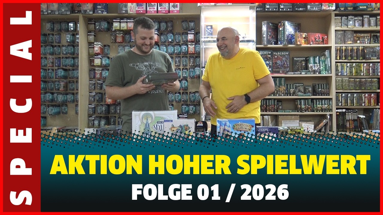Aktion Hoher Spielwert ist zurück – willkommen zur ersten Folge 2026